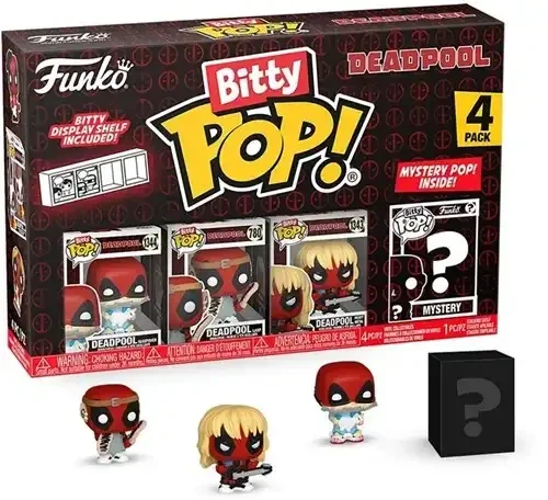 Bitty POP! Deadpool Sleepover 4-Pack 9,5x14cm