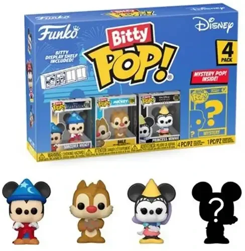 Bitty POP! Disney Sorcerer Mickey 4-Pack 9,5x14cm
