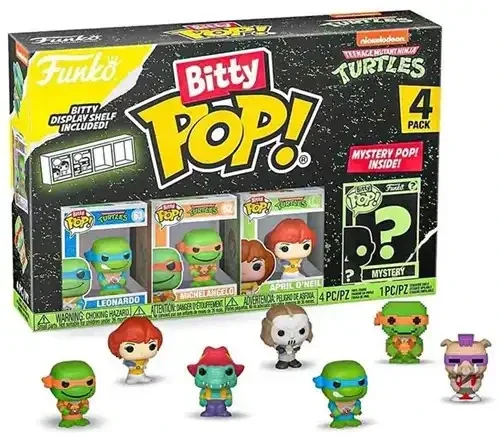 Bitty POP! Teenage Mutant Ninja Turtles Leonardo 4-Pack 9,5x14cm