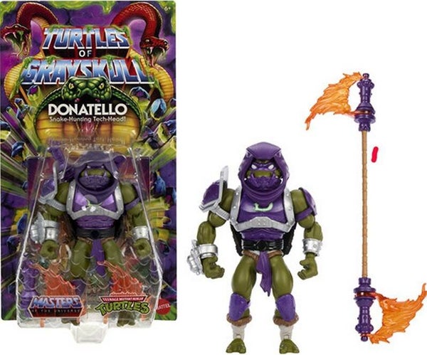 Master of the Universe Turtles of Grayskull figurine d'action Donatello 15x29cm