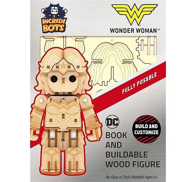 Wonder Woman - Incredibots - Bois Modèle - Tout Neuf - INCREDIBUILDS 84581