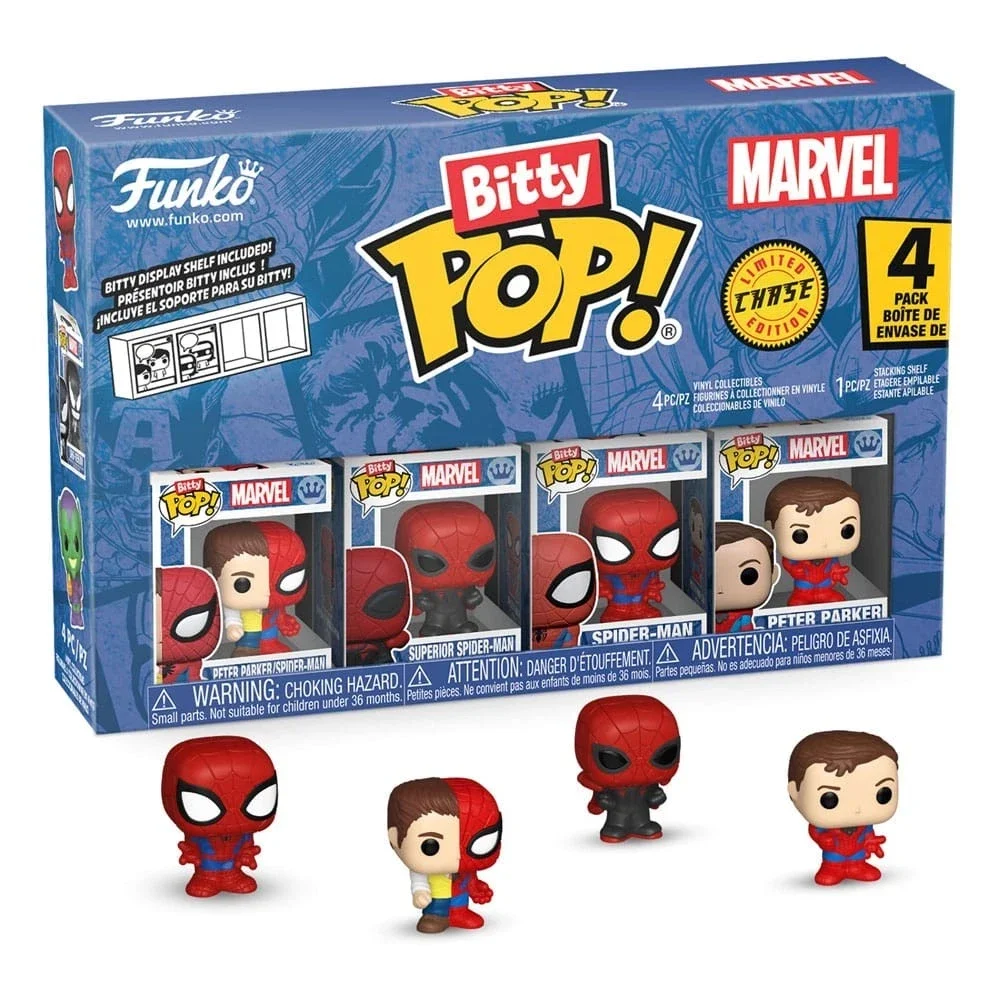 Spider-Man Bitty Pop! Vinyl Figure 4-pack Series 4 2 cm Funko