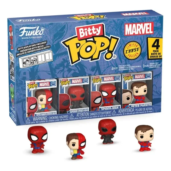 Spider-Man Bitty Pop! Vinyl Figure 4-pack Series 4 2 cm Funko