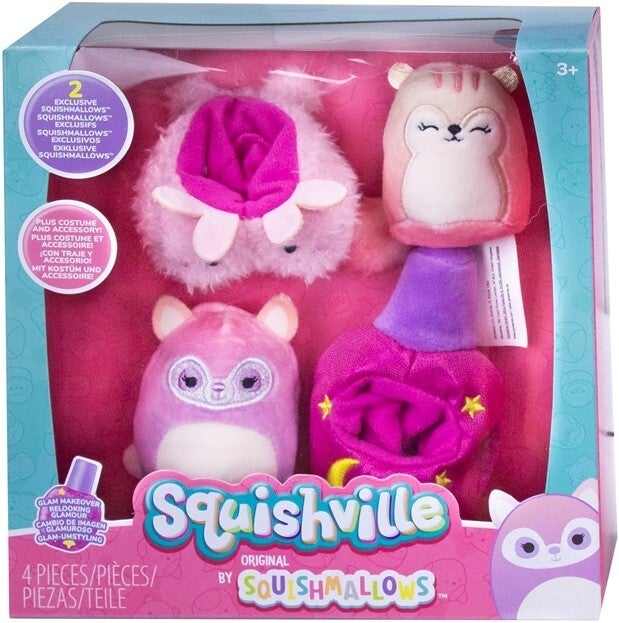 Squishmallows Squishville Mini Playset avec accessoires