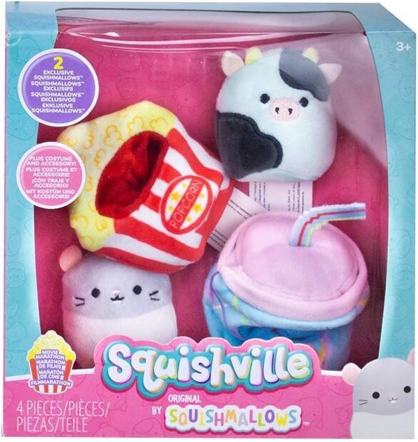 Squishmallows Squishville Mini Playset avec accessoires