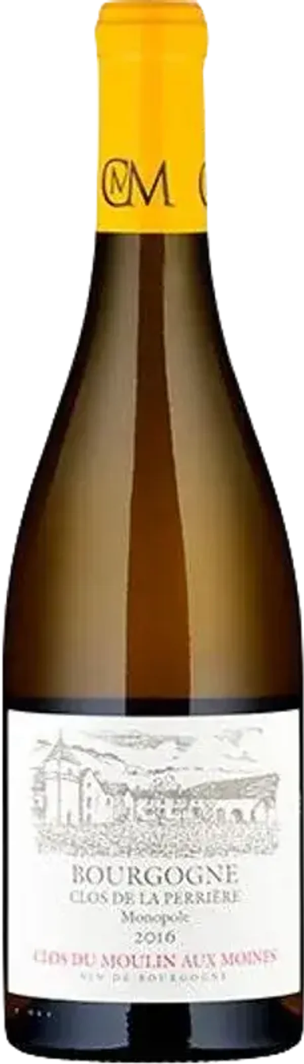 Bourgogne Blanc Clos de la Perrière Monopole AOP 2023 - Clos du Moulin aux Moines 75cl
