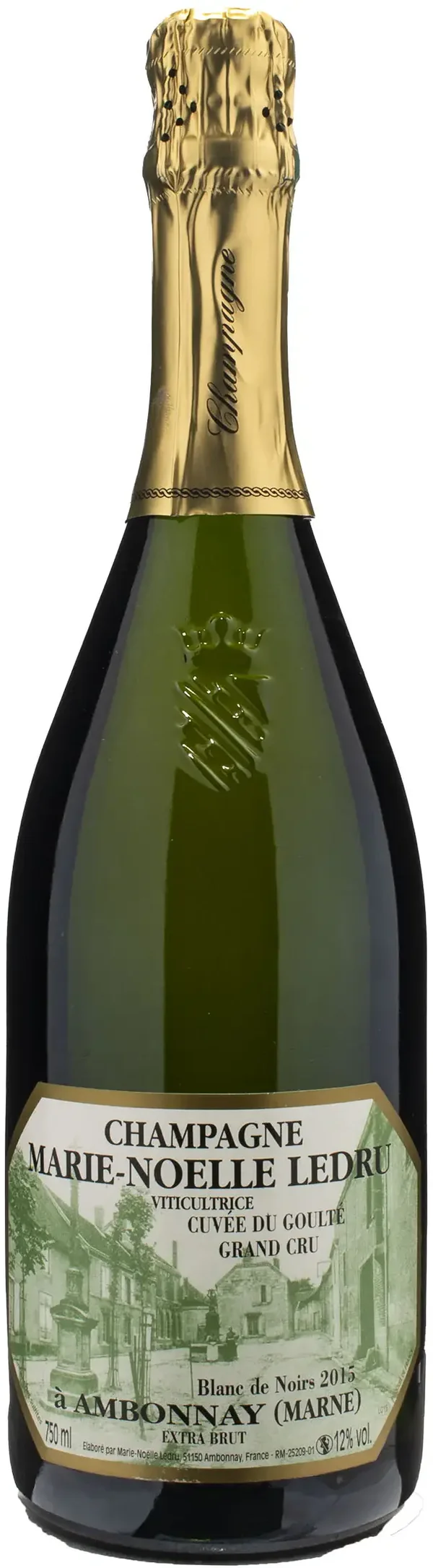 Marie-Noelle Ledru Champagne Grand Cru Blanc de Noirs Cuvèe Du Goulté Extra Brut 2016