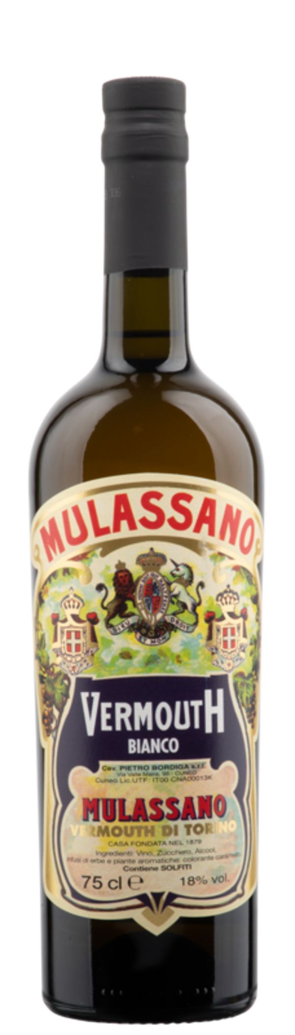 Mulassano Vermouth Bianco 18° 75cl