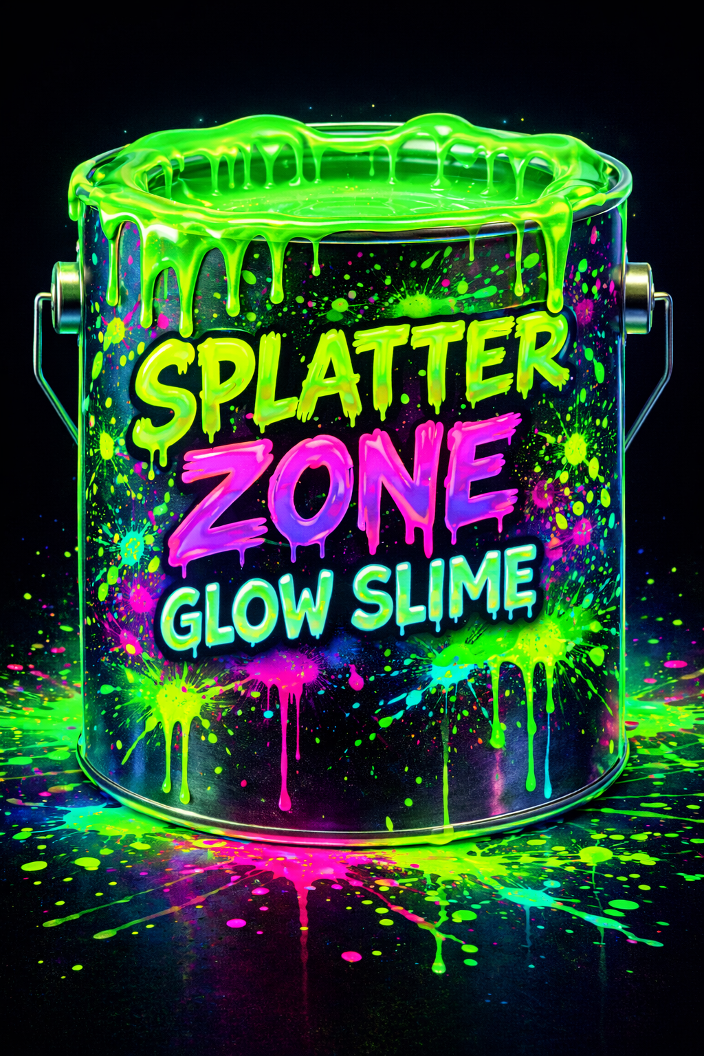 Splatter zone glow slime Quart