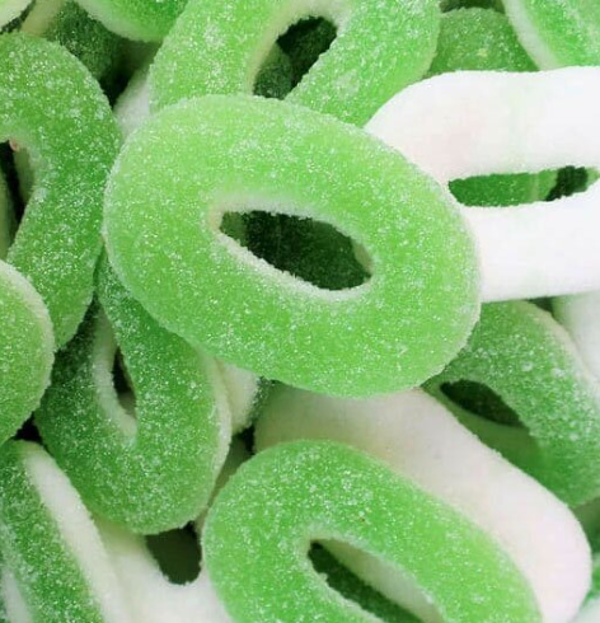 Anneaux Pommes Acide (100g)