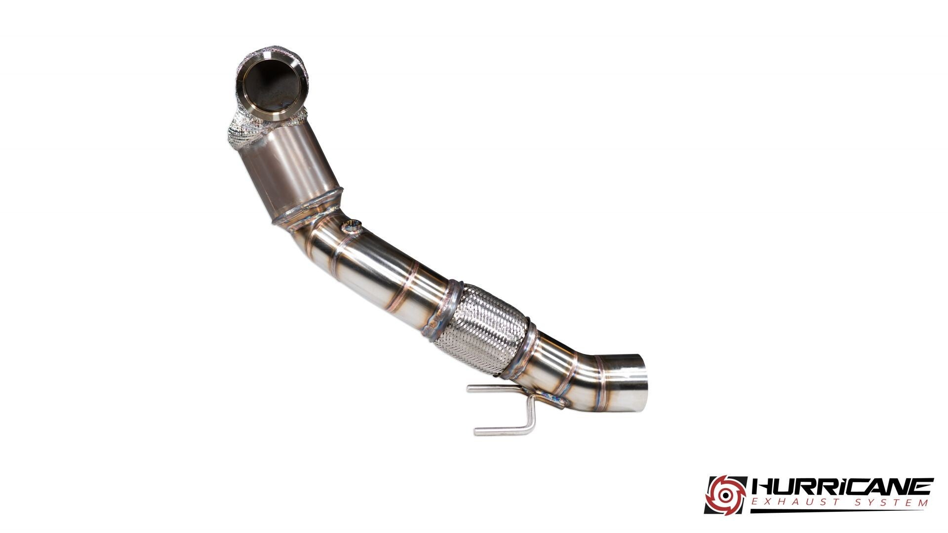 Hurricane Downpipe 3,5“ für Golf 7R, Audi S3 8V, Seat Leon Cupra 300 AWD 4 Drive - 90 95 1135
