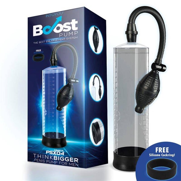 BOOST PUMPS Bomba Manual para el Pene PSX04 Transparente