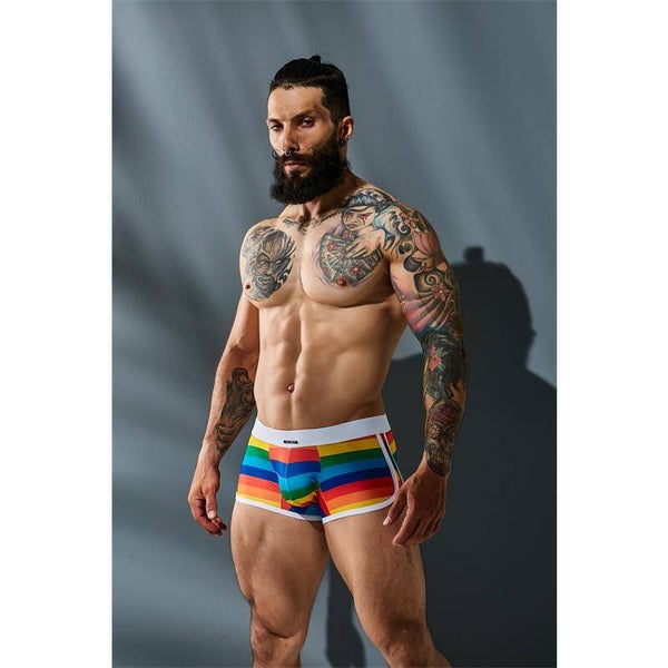 CUT4MEN C4M06 Athletic Trunk Arcoiri Rainbow