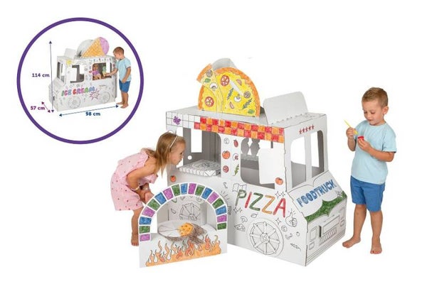 Knutselkarton XL foodtruck
