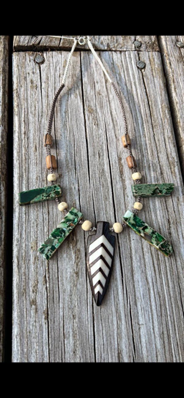 arrowhead with turquoise beads