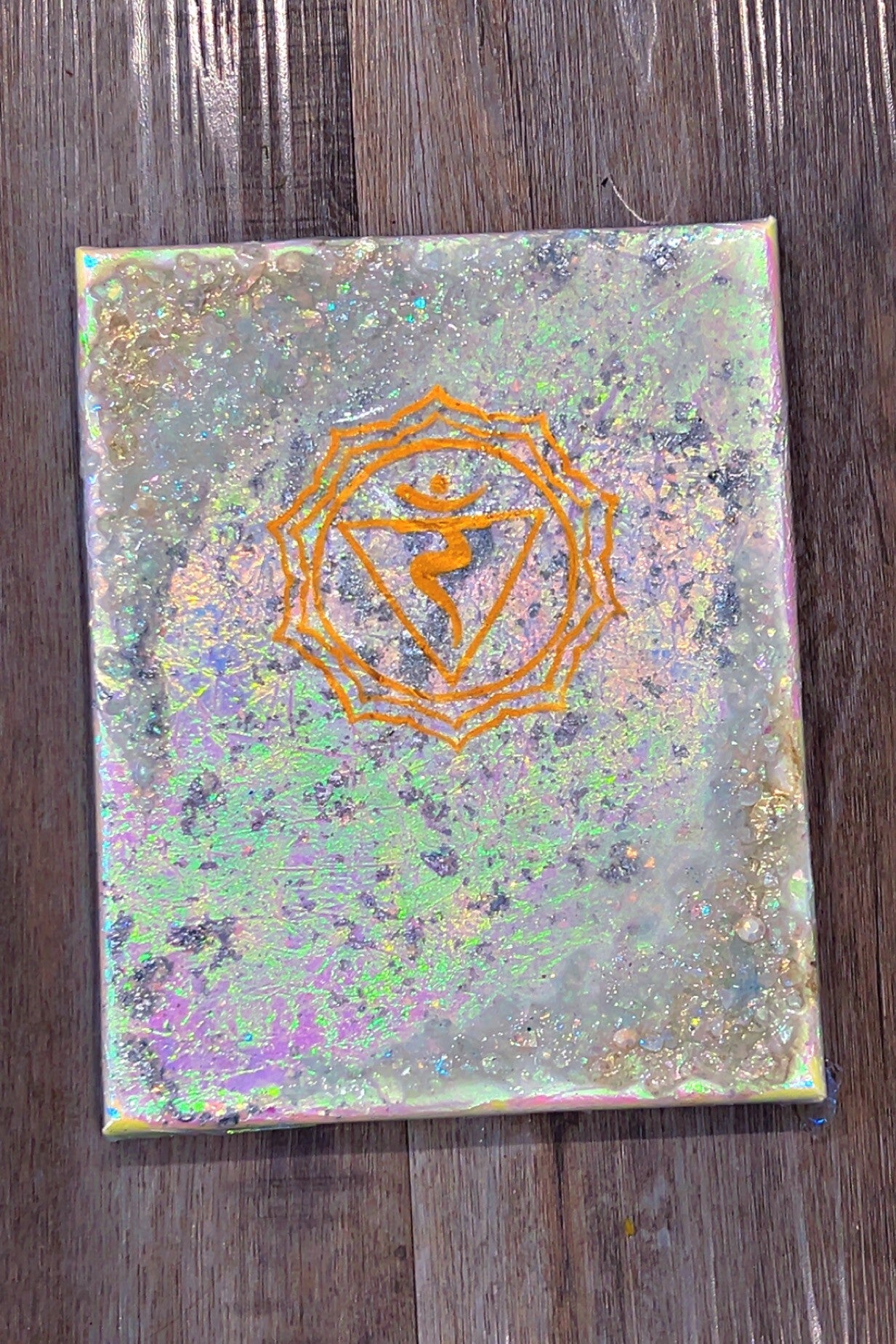 solar plexus chakra painting
