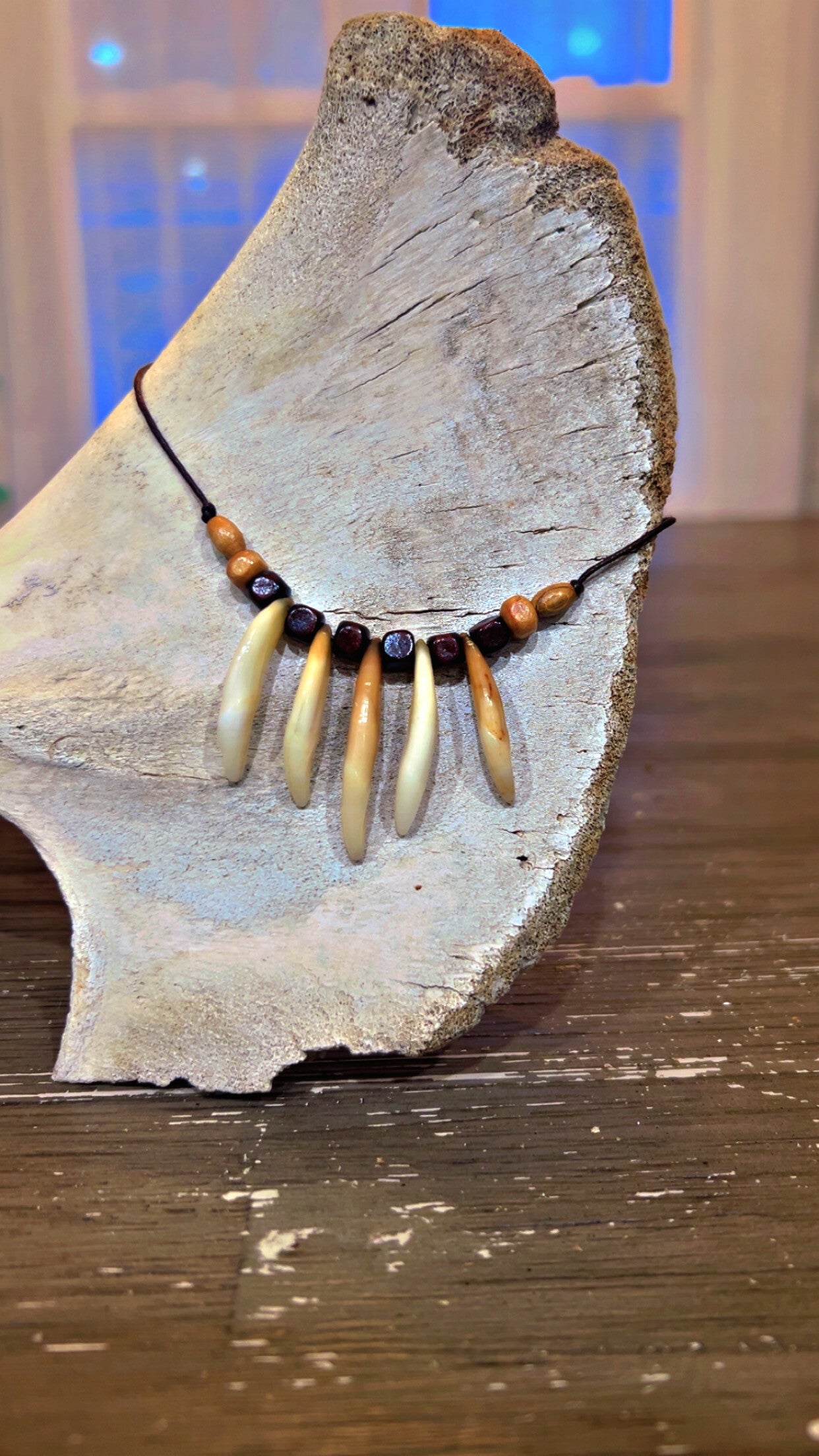 wolf teeth necklace (large)