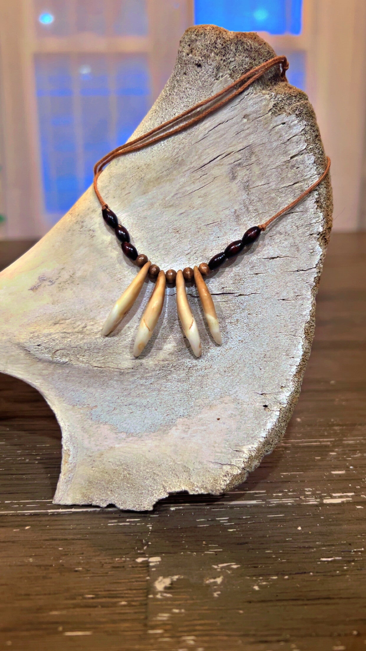 wolf teeth necklace (medium)
