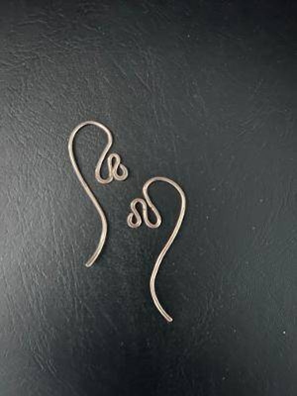 20 gauge 14/20kt gold fill swirl earrings