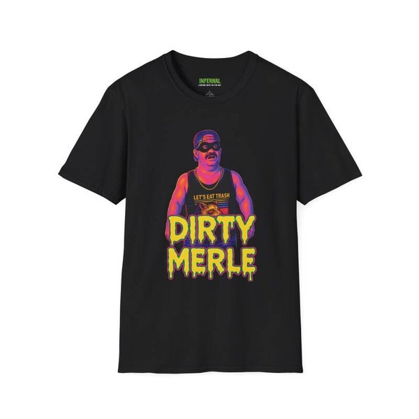 Grime House Films - INfernal - Dirty Merle - character t-shirt