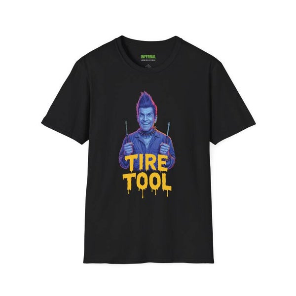 Grime House Films - INfernal - Tire Tool  - character t-shirt