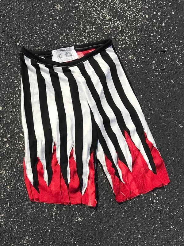 Stripe Flames Shorts