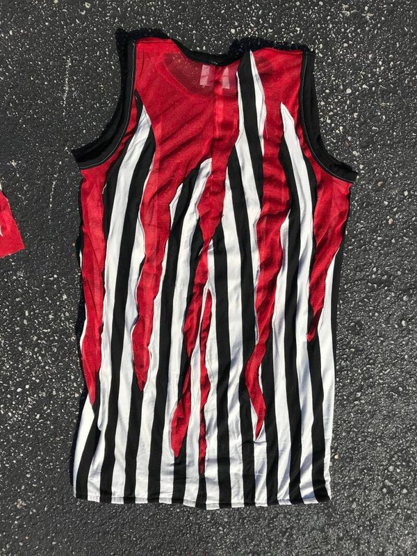 Stripe Flames Long Tank Top