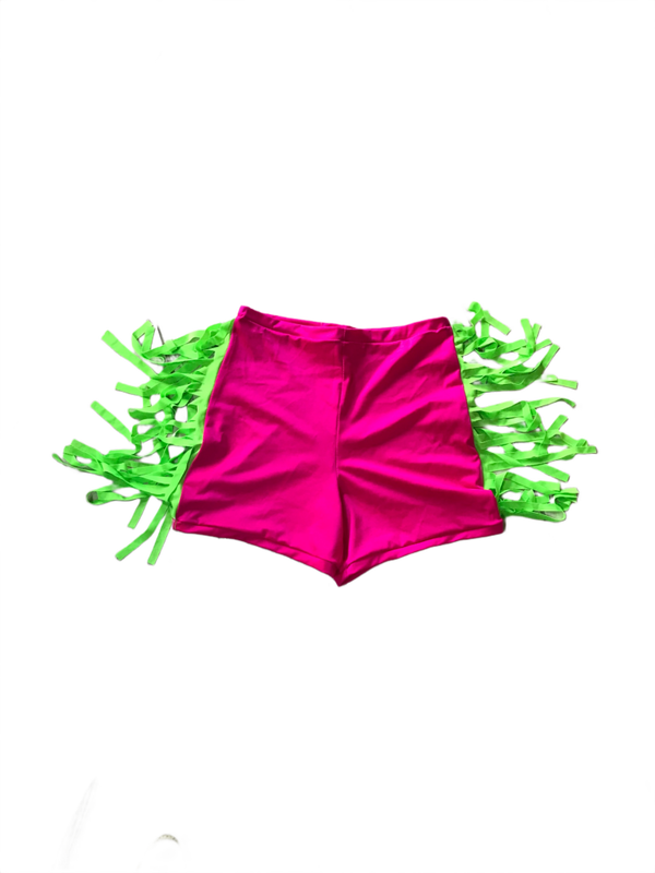 Fringe Spandex Shorts