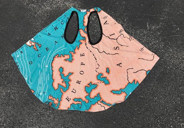 Old Maps Flowing Vest
