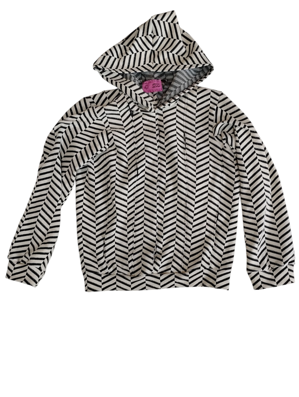 Chevron Doubleknit Hoodie