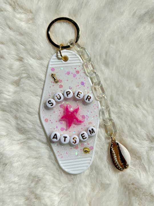 Porte clés  "Super ATSEM"