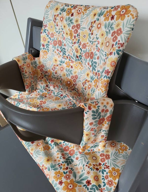 Stokkekussenset gecoat flowerpower