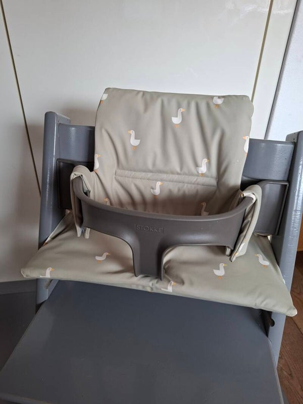 Stokkeset gecoat gansjes