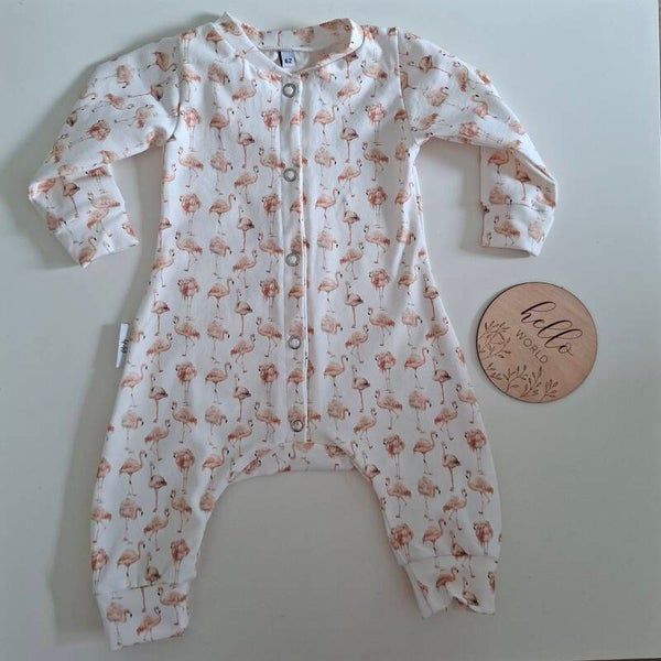 Boxpakje Robin flamingo's maat 62