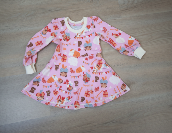 Sinterklaas jurkje pretty pink