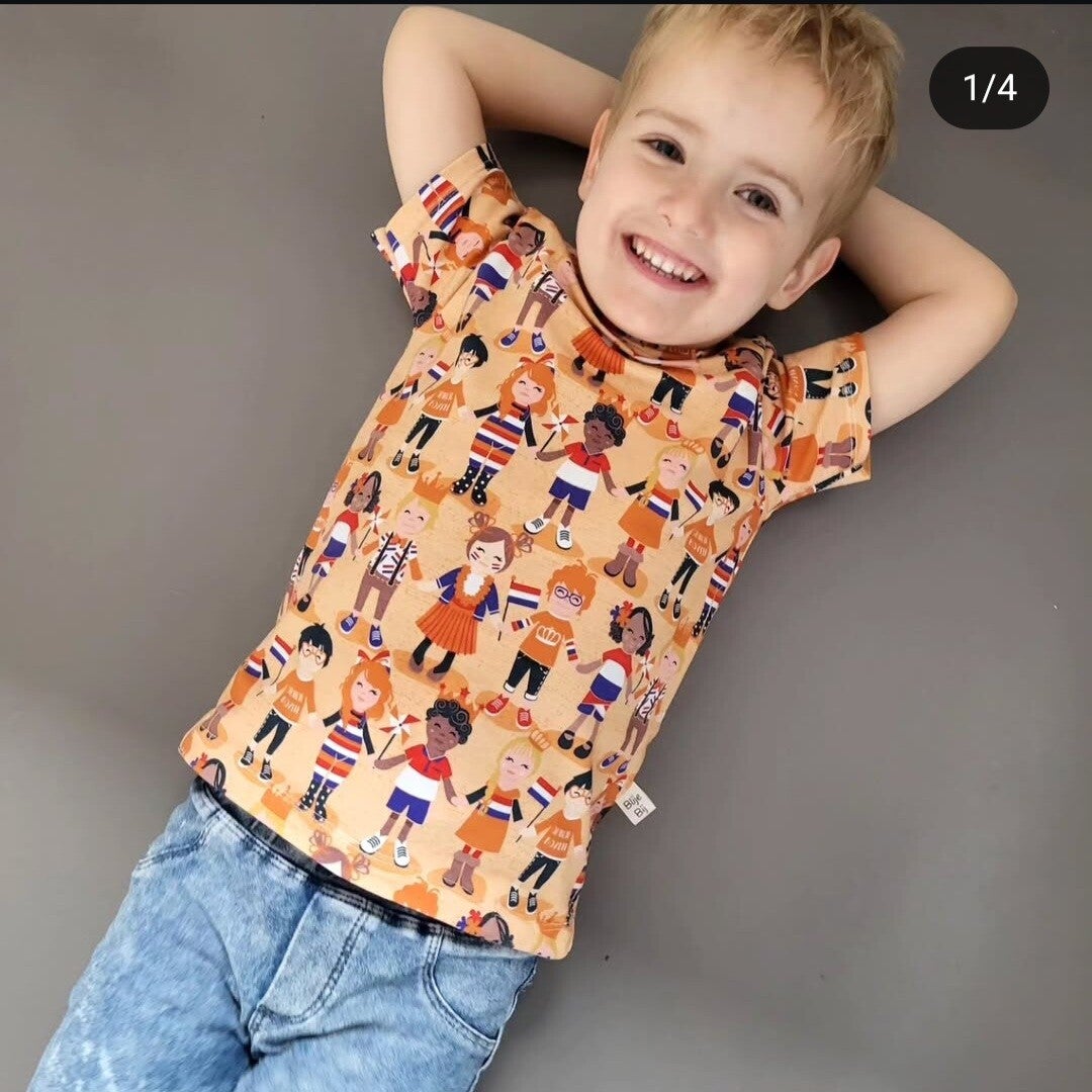 Shirt Koningsdag kindjes