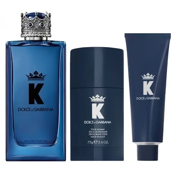 K by Dolce & Gabbana edp 100ml + Stick Déodorant 75g + Shower Gel 50ml