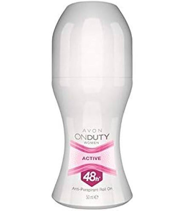 Desodorante Roll-On Avon On Duty Active Mujer 48h 50 ml