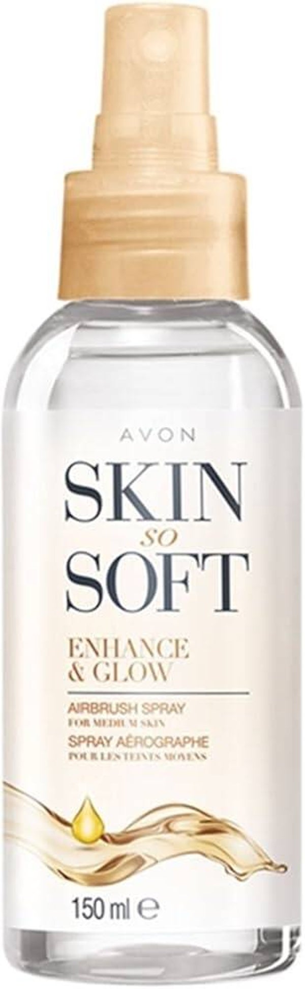 Avon Skin So Soft Enhance & Glow Spray Corporal Iluminador 150 ml