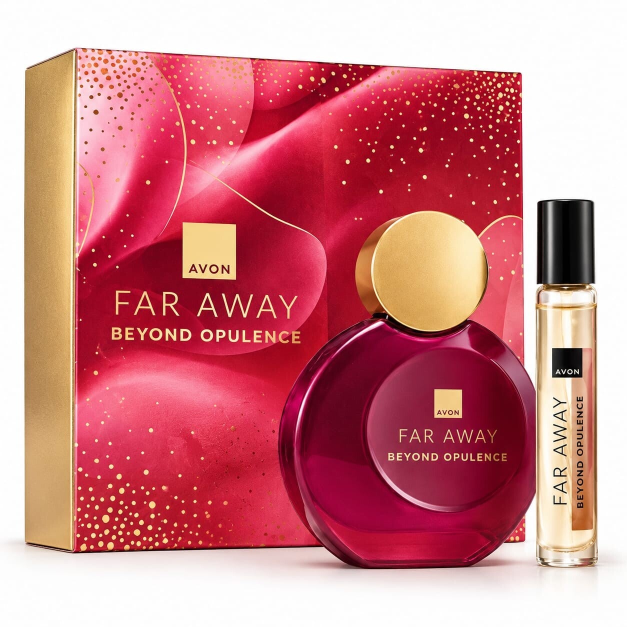 AVON FAR AWAY BEYOND OPULENCE – Estuche de fragancia