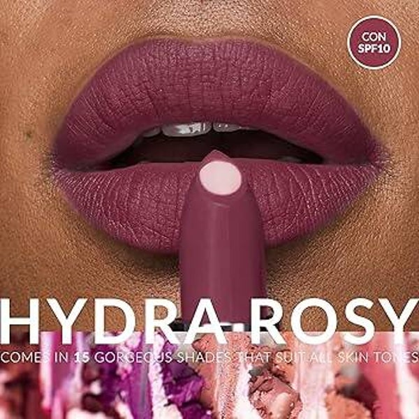 Labial Avon Hydramatic Matte – Tono Hydra Rosy