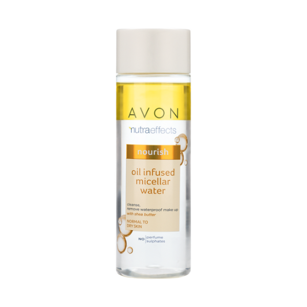 Avon Nutra Effects Nourish Agua Micelar con Aceite y Karité para Piel Seca