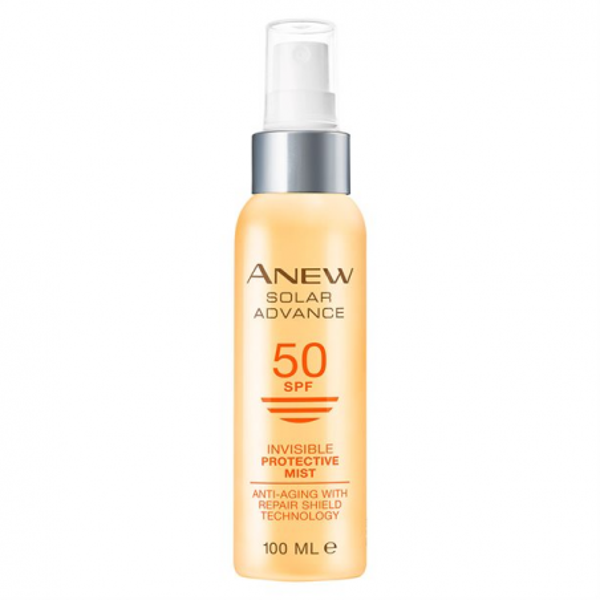 Protector Solar Facial Avon Anew Solar Advance SPF 50 en Spray Invisible 100 ml