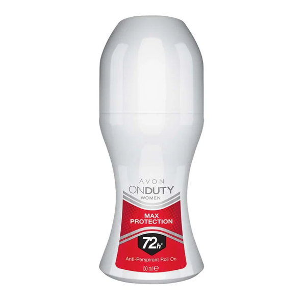 Desodorante antitranspirante roll-on On Duty para mujer, máxima protección, 72 horas de duración - 50 ml