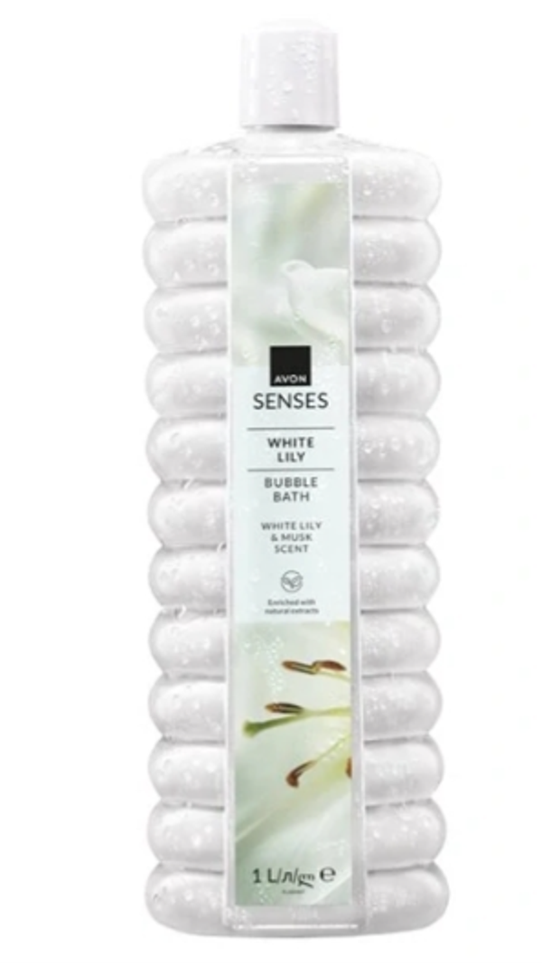 Bubble Bath Senses Lirios blancos Espuma 1L