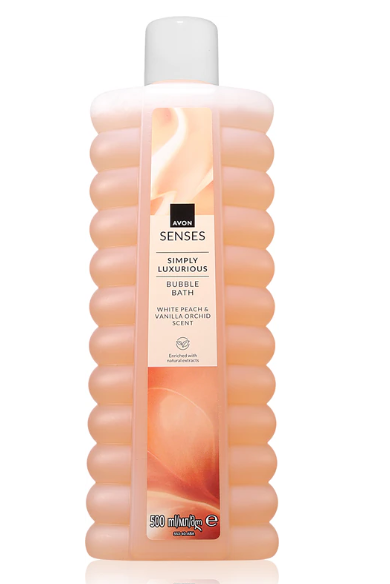 Espuma de Baño Melocotón Blanco y Orquídea de Vainilla Simply Luxurious 500ml