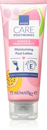 Avon Care Footworks Guava & Passionfruit – Crema Hidratante para Pies 75 ml