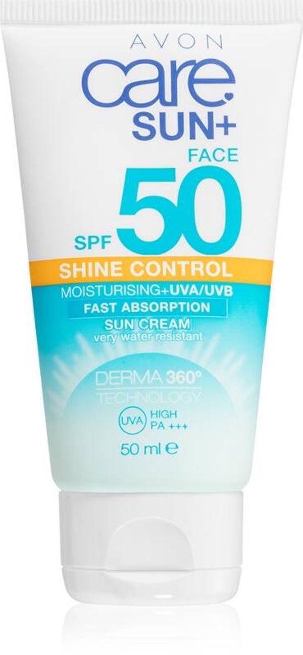 Avon Care Sun+ Crema Solar Facial SPF 50 Shine Control 50 ml