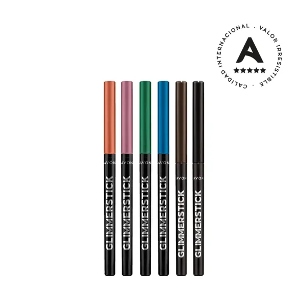 Avon Glimmerstick Delineador de Ojos | Color Intenso y Precisión Duradera