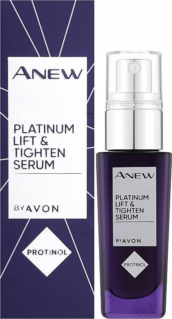 Avon Anew Platinum Lift & Tighten Serum con Protinol – Sérum Reafirmante Facial